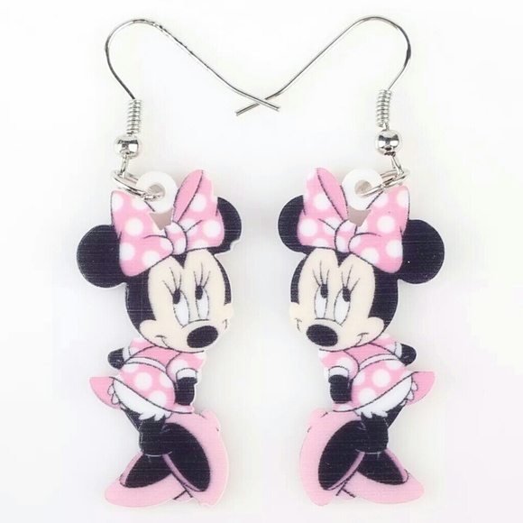 Minnie Mouse Earrings - Picture 2 of 2